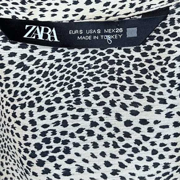 Zara - Animal Print Dress/Tunic - Picture 3 of 4
